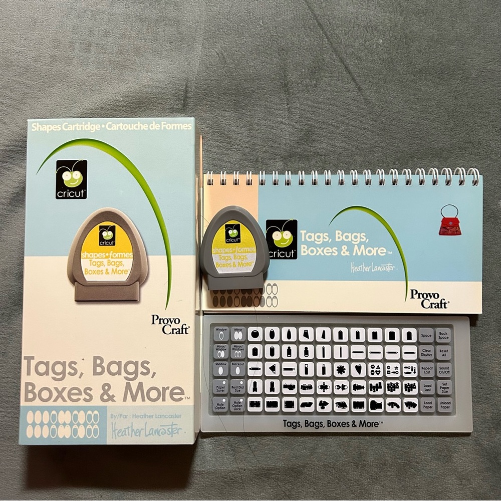 Cricut TAGS, BAGS, BOXES & MORE shape